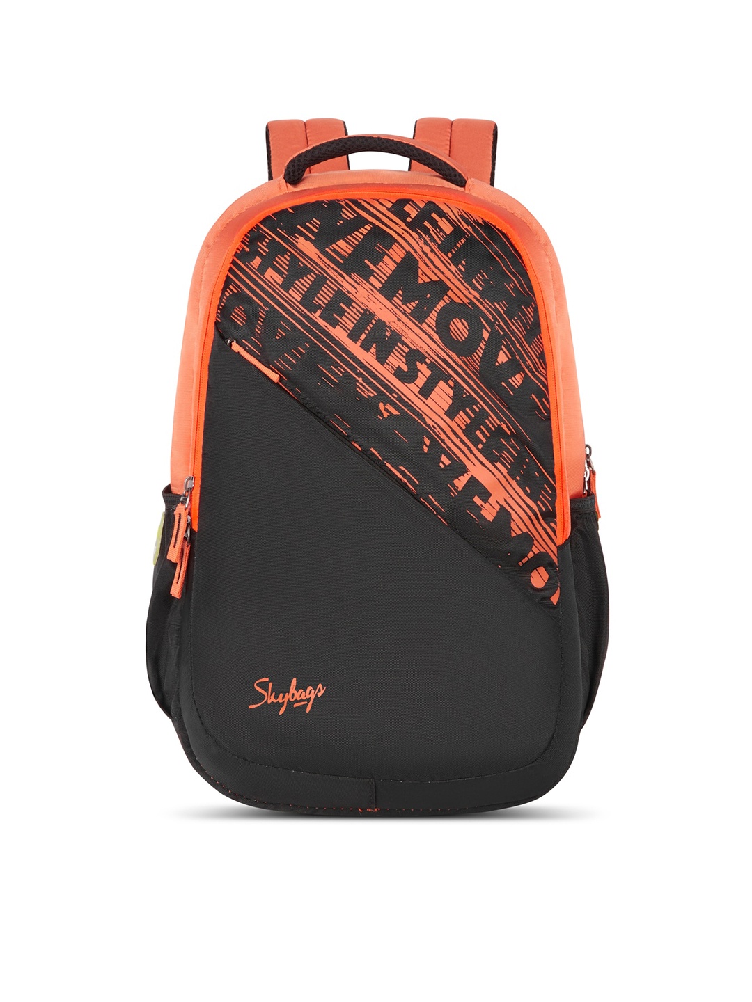 

Skybags Unisex Typography Printed Backpack, Orange