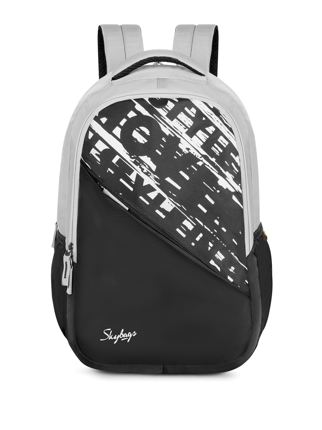 

Skybags Unisex Typography Printed Backpack, Grey