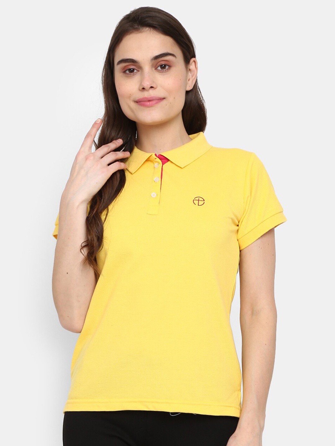 

V-Mart Polo Collar Casual T-shirt, Yellow