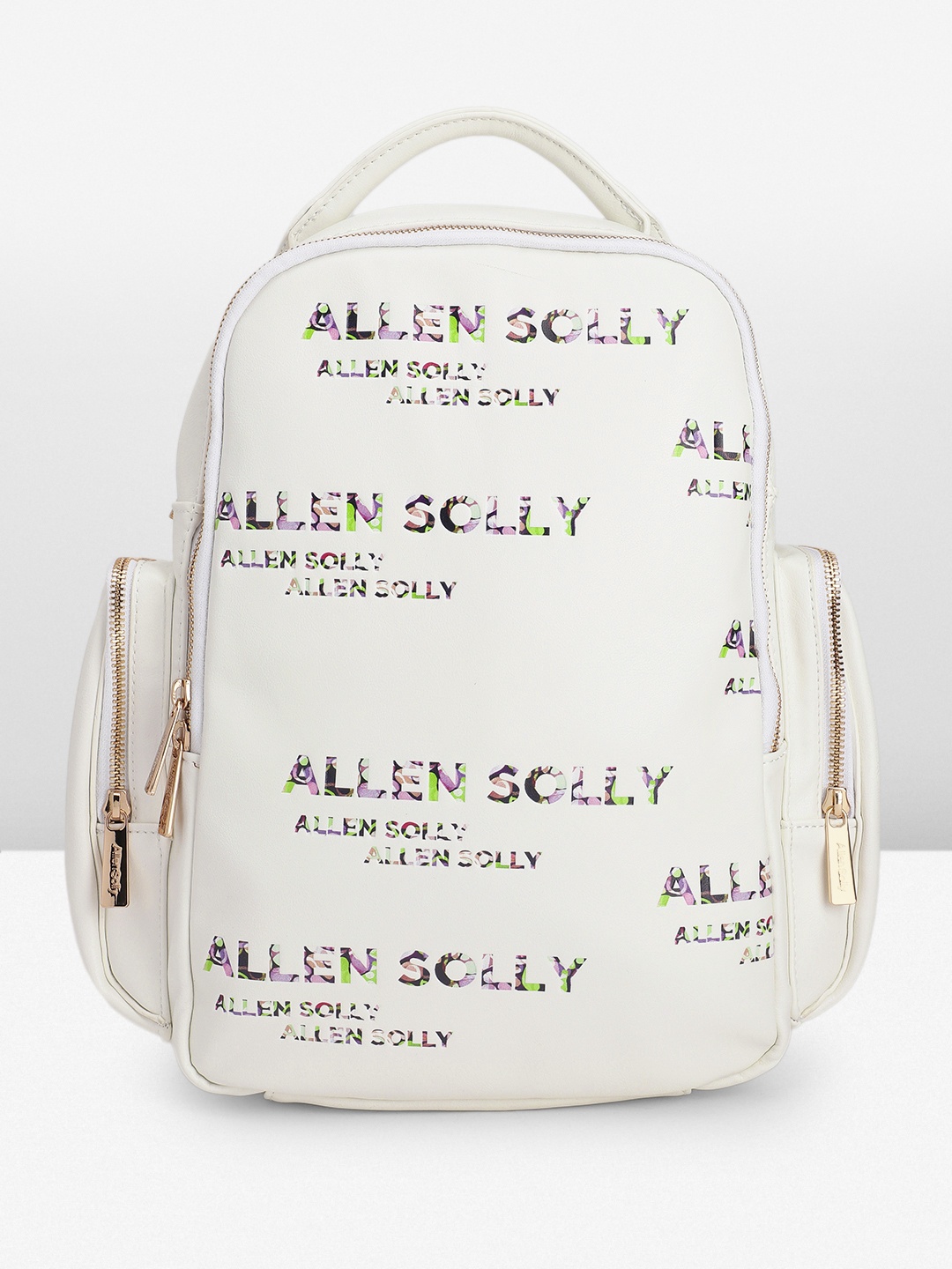 

Allen Solly Women Brand Logo Printed Backpack, White