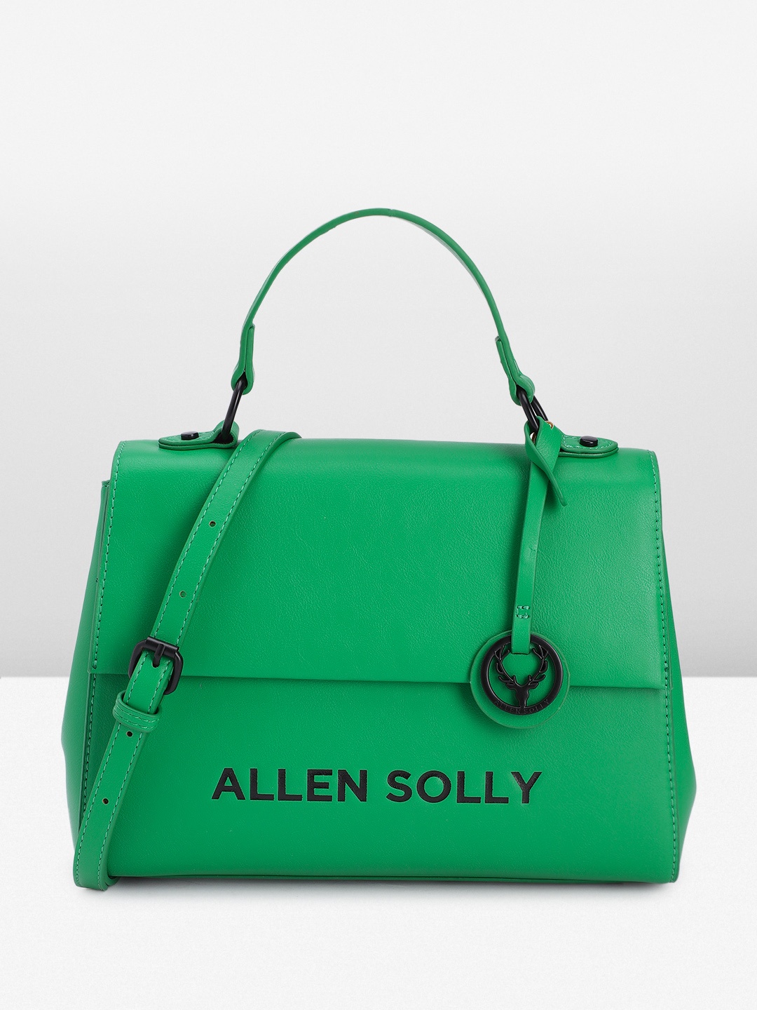 

Allen Solly Structured Satchel, Green