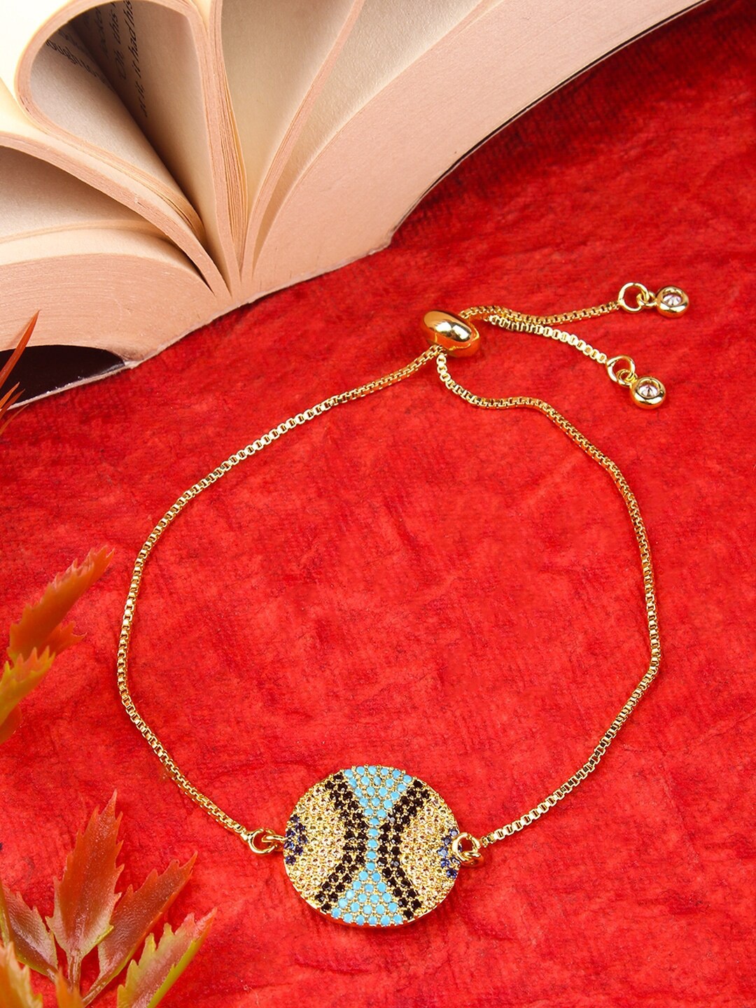 

Stylecast X KPOP Gold-Plated Cubic Zirconia Charm Bracelet