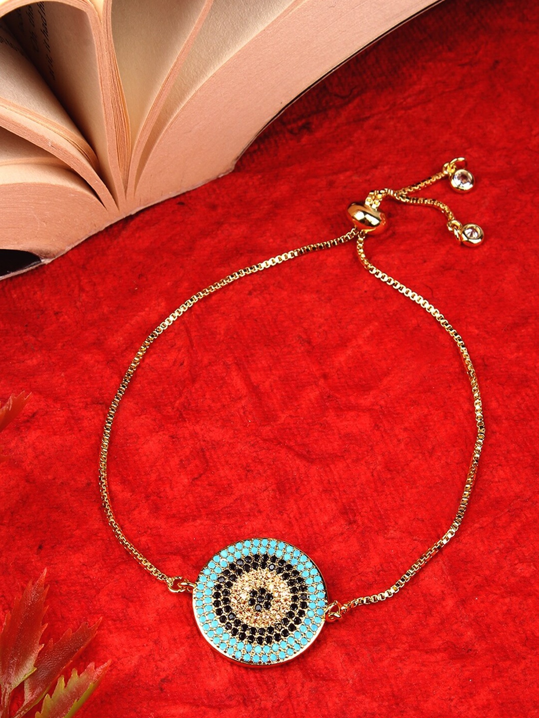 

Stylecast X KPOP Gold-Plated Cubic Zirconia Charm Bracelet