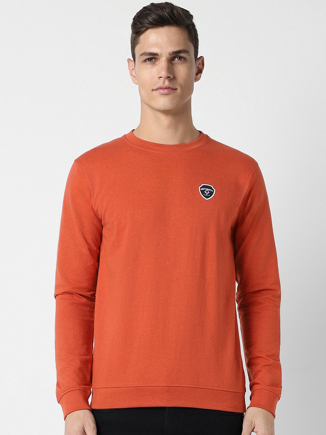 

PETER ENGLAND UNIVERSITY Round Neck Sweatshirt, Orange