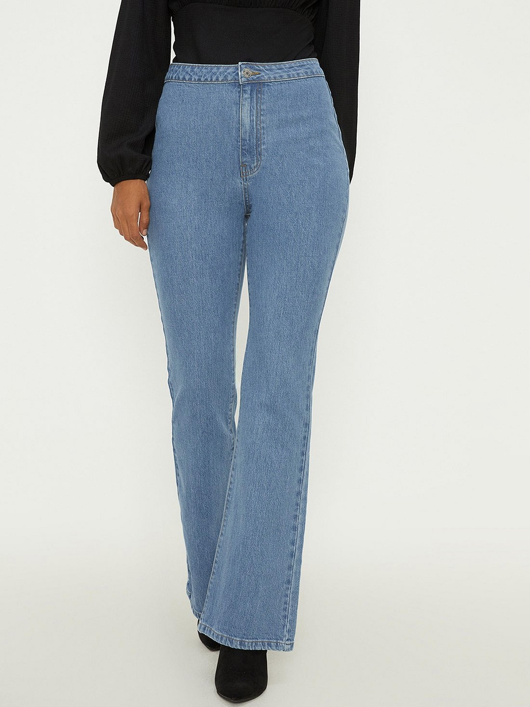 

DOROTHY PERKINS Women Slim Bootcut Stretchable Jeans, Blue