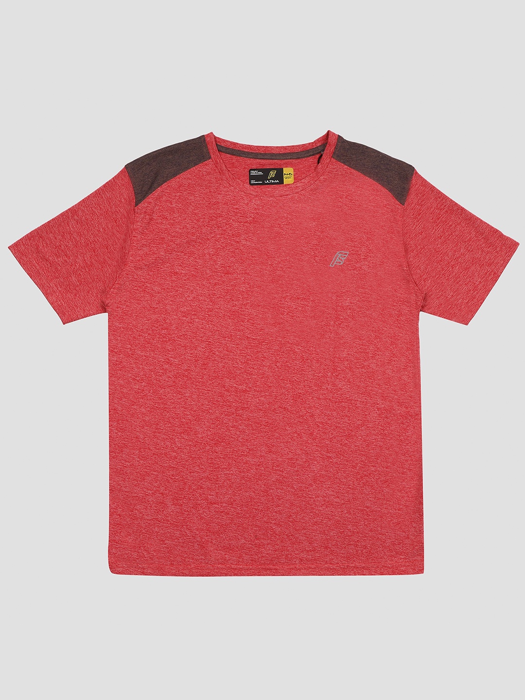 

F&S Boys Round Neck Moisture Wicking T-shirt, Red