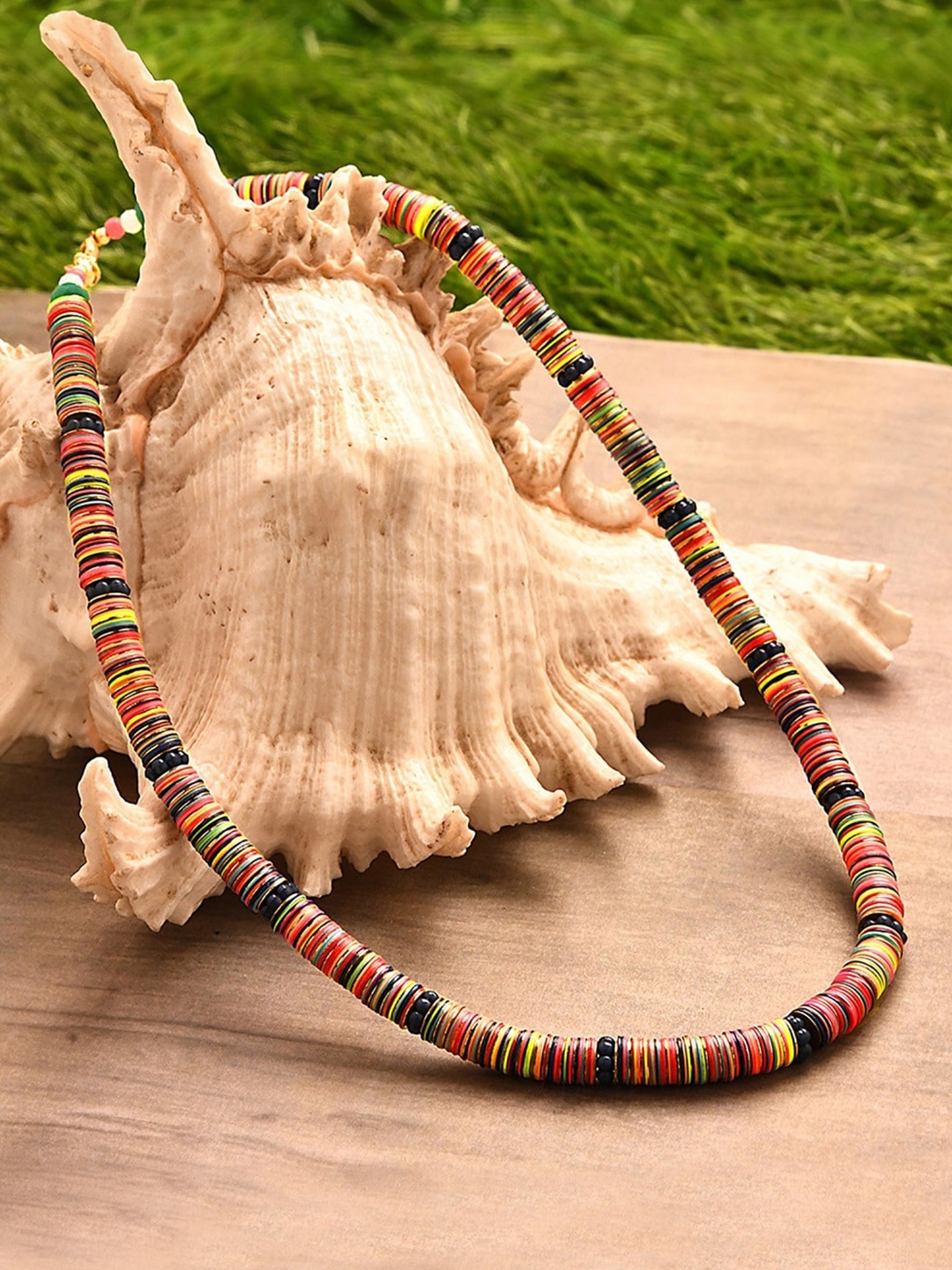 

Accessorize Artificial Beads-Beaded Necklace, Pink