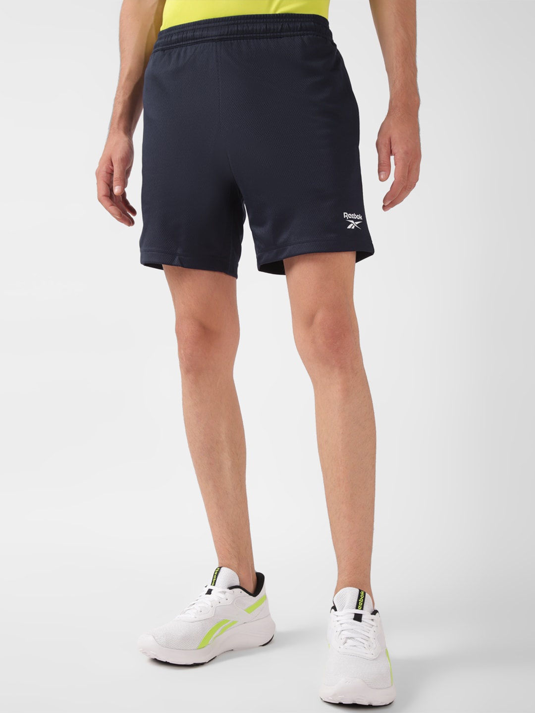 

Reebok Men Training App Sports Shorts, Navy blue