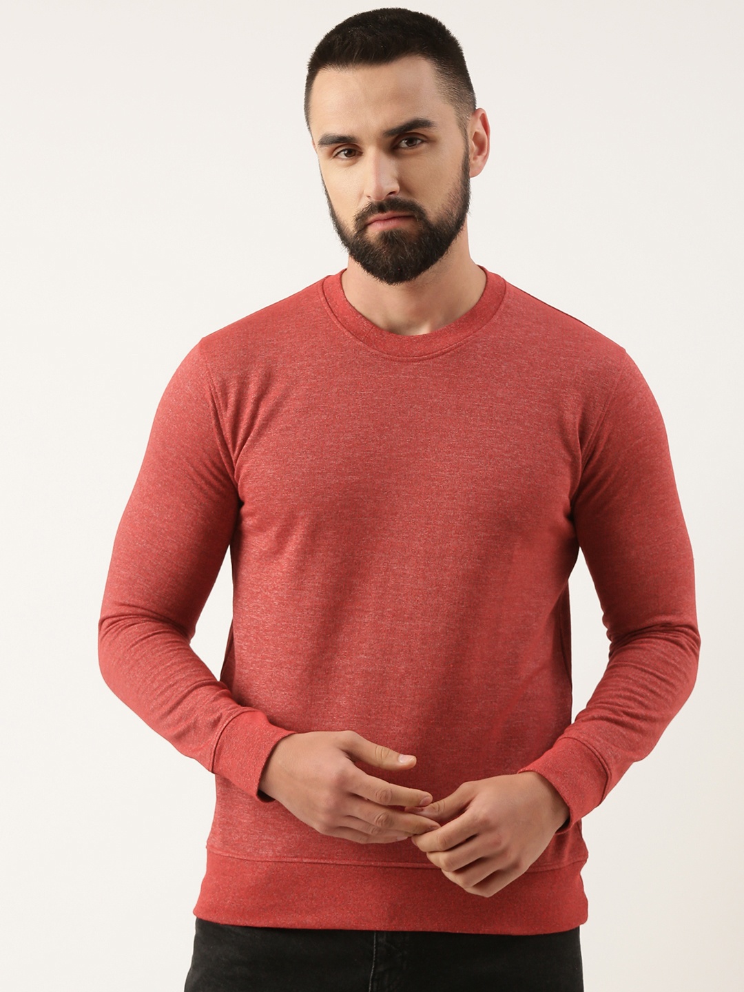 

ARISE Men Terry Sweatshirt, Red