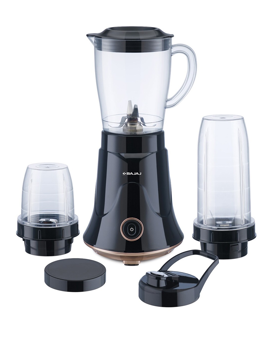 

Bajaj Black 3PCs Mixer Grinder, Blender, Juicer & Smoothie Maker-300W