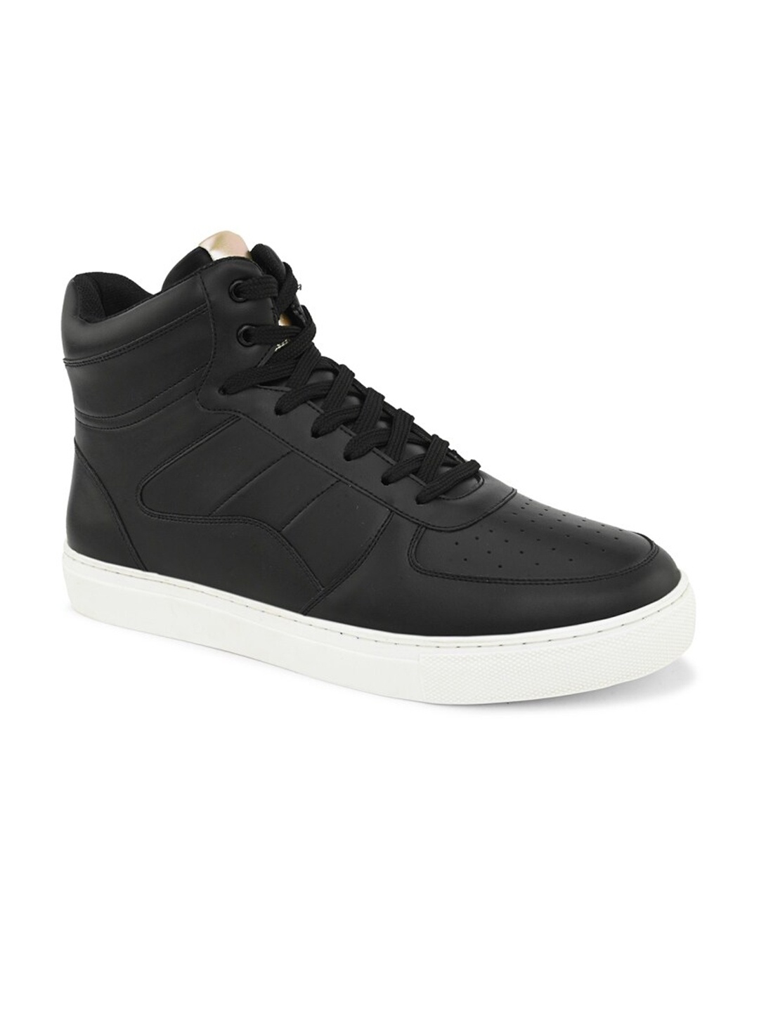 

HRX by Hrithik Roshan Men Black & White Perforated Lightweight Sneakers