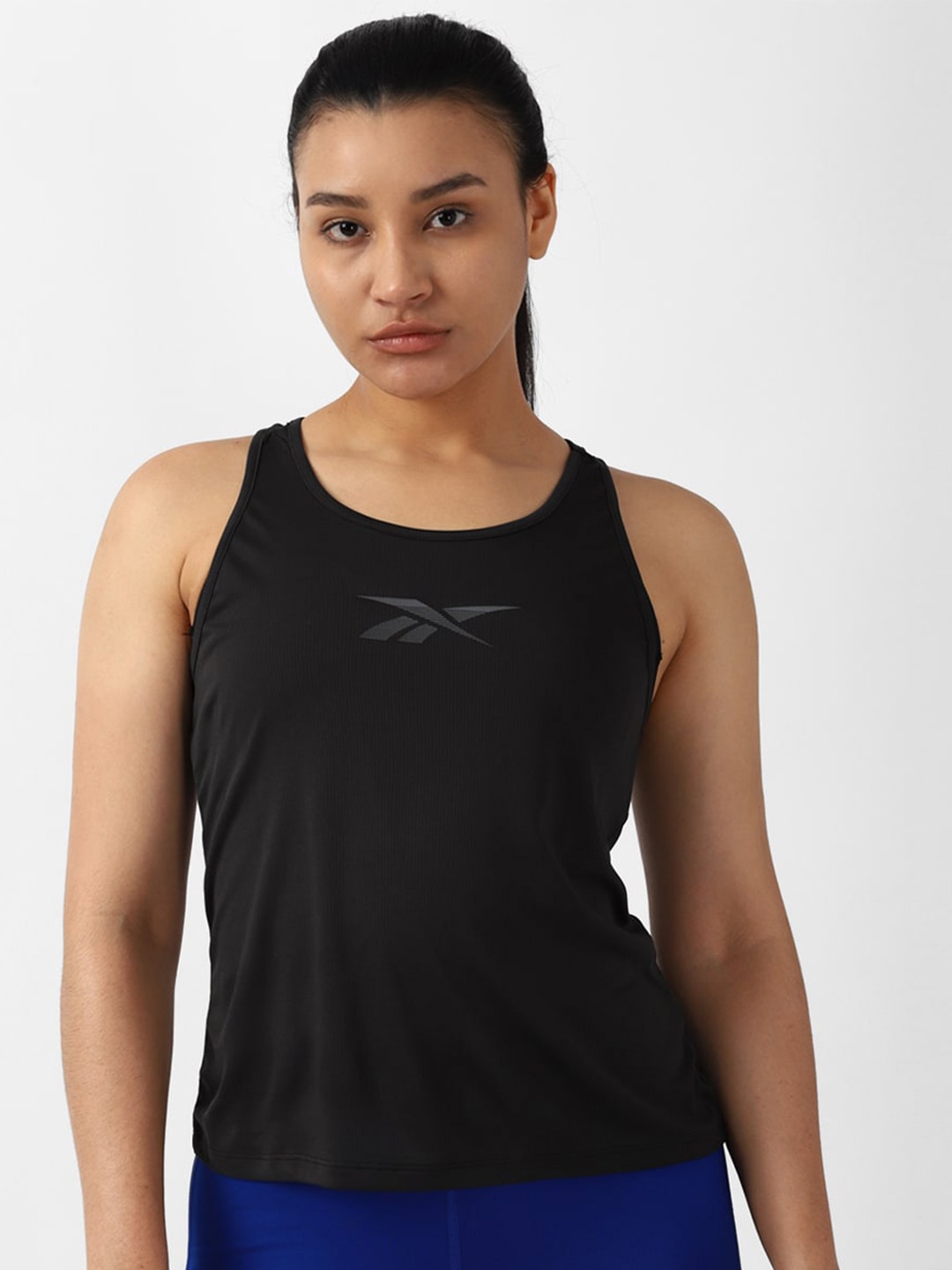 

Reebok Running App Sleeveless Tank Top, Black
