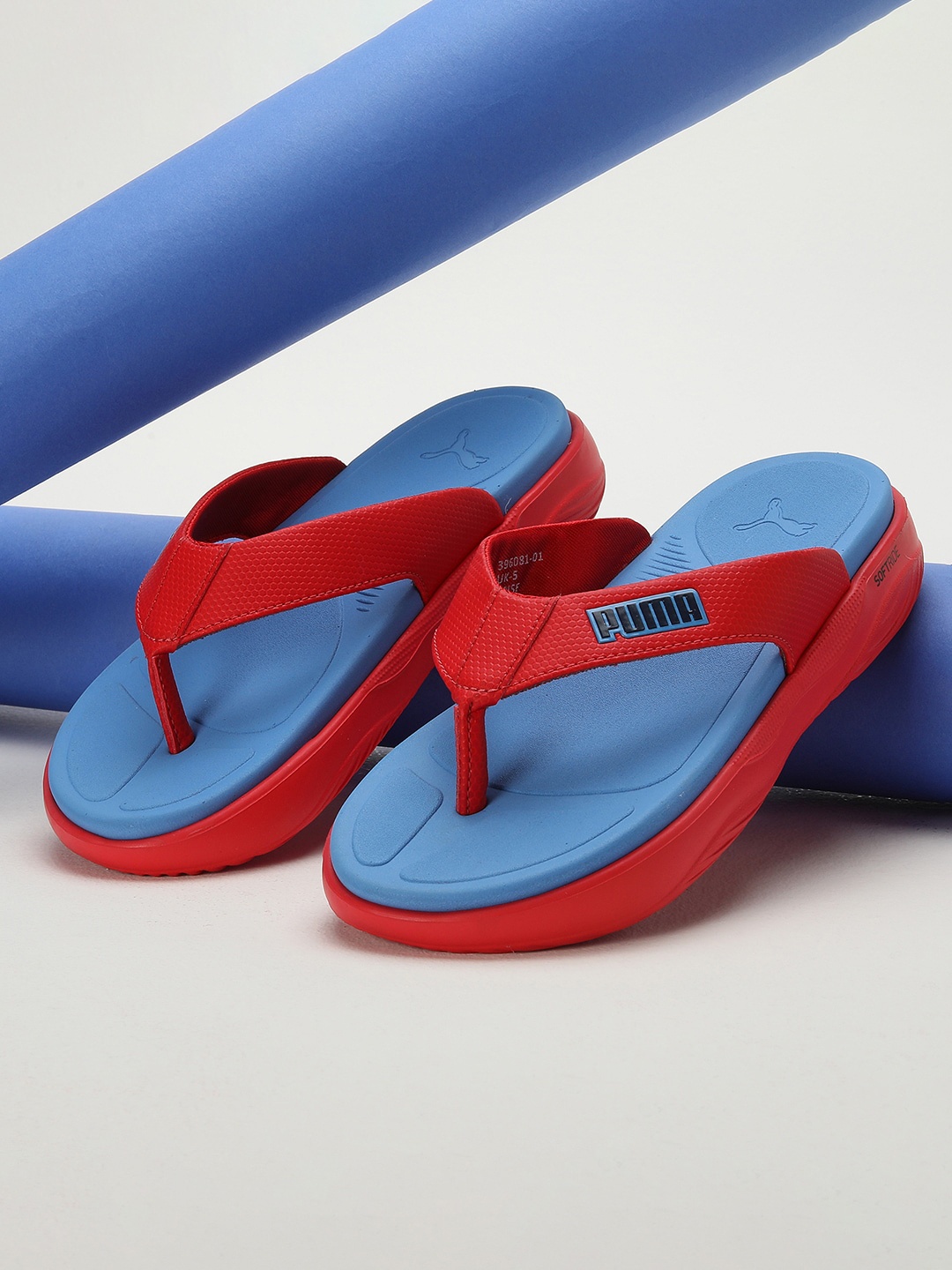 

Puma Kids Softride Seave Youth Thong Flip-Flops, Red