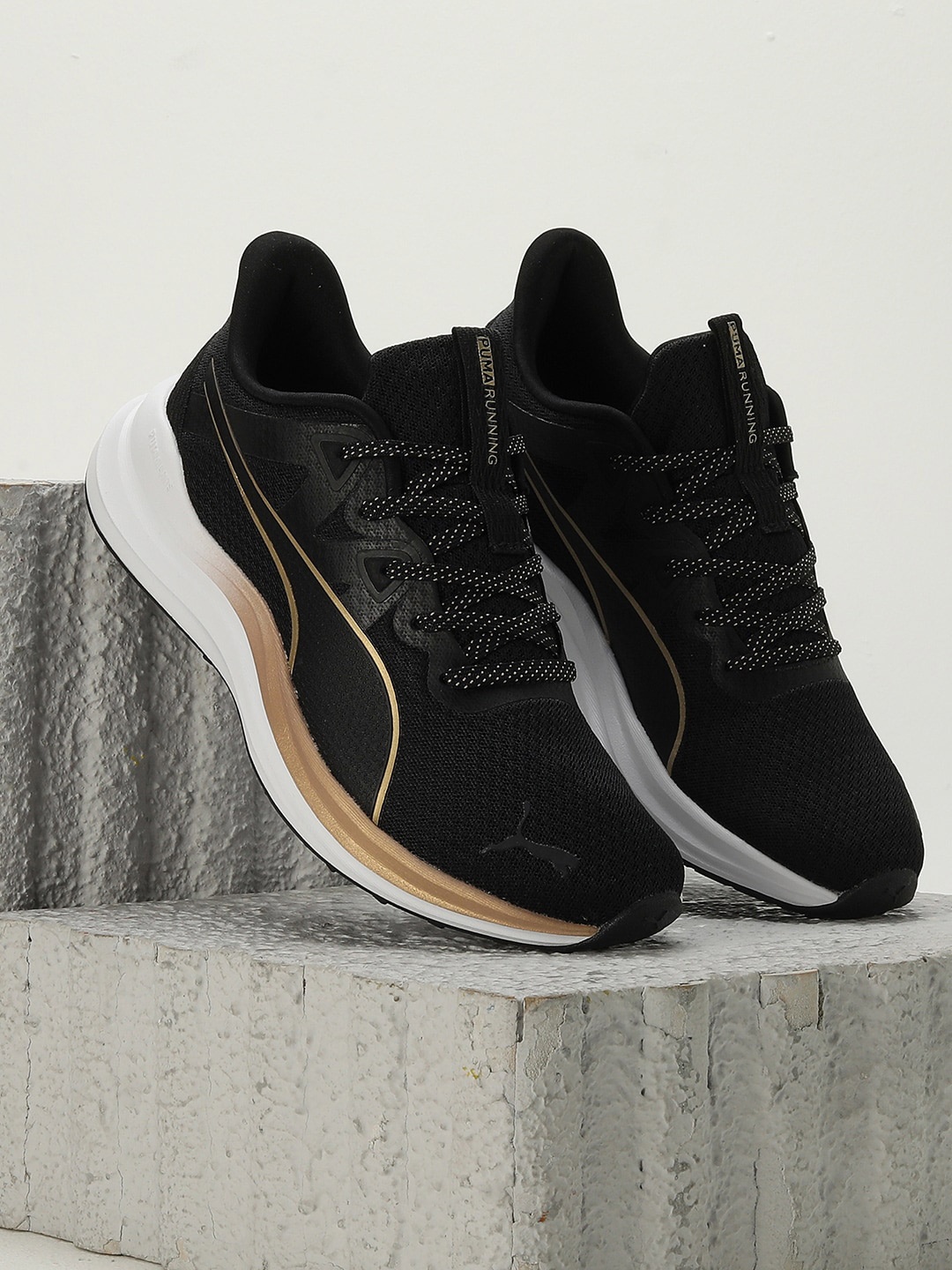 

Puma Reflect Lite Molten Metal Women's Running Shoes, Black