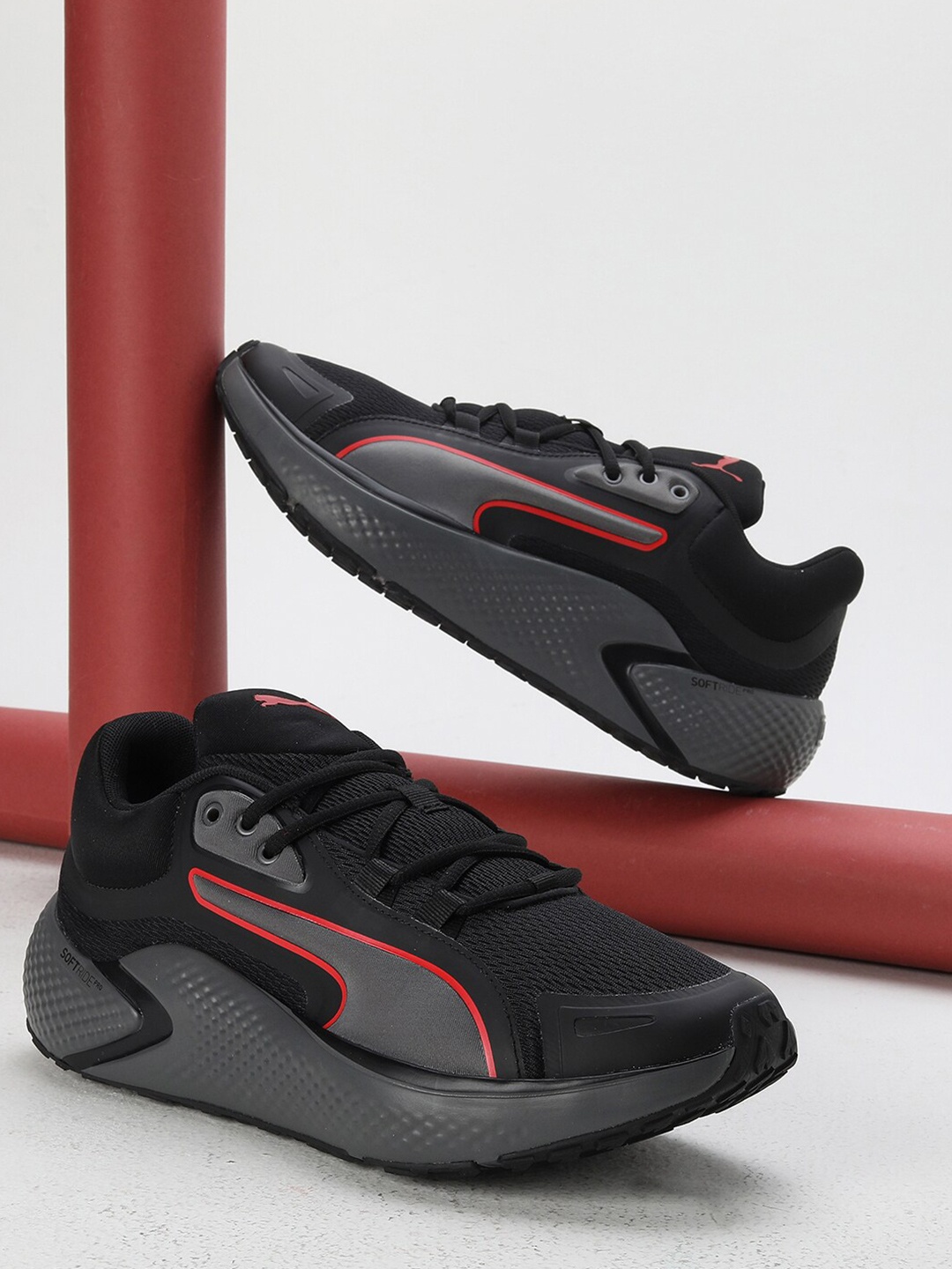 

Puma SOFTRIDE Pro Coast Unisex Running Shoes, Black