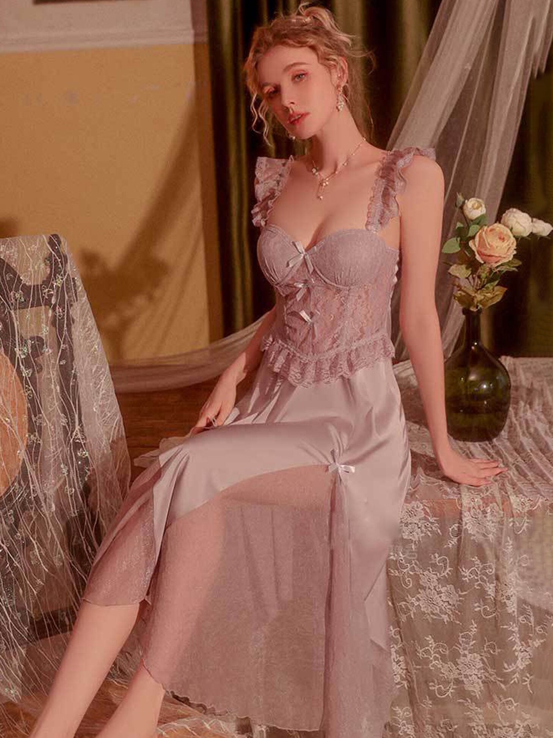 

LULU & SKY Purple Baby Doll