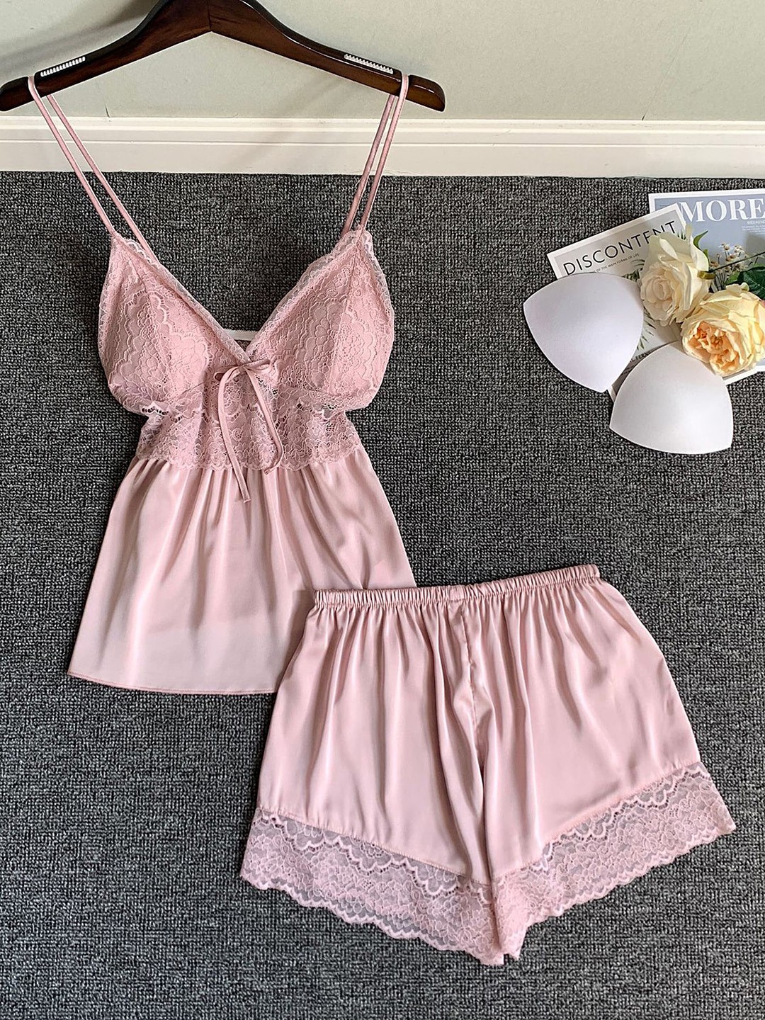

LULU & SKY Women Pink Night suit