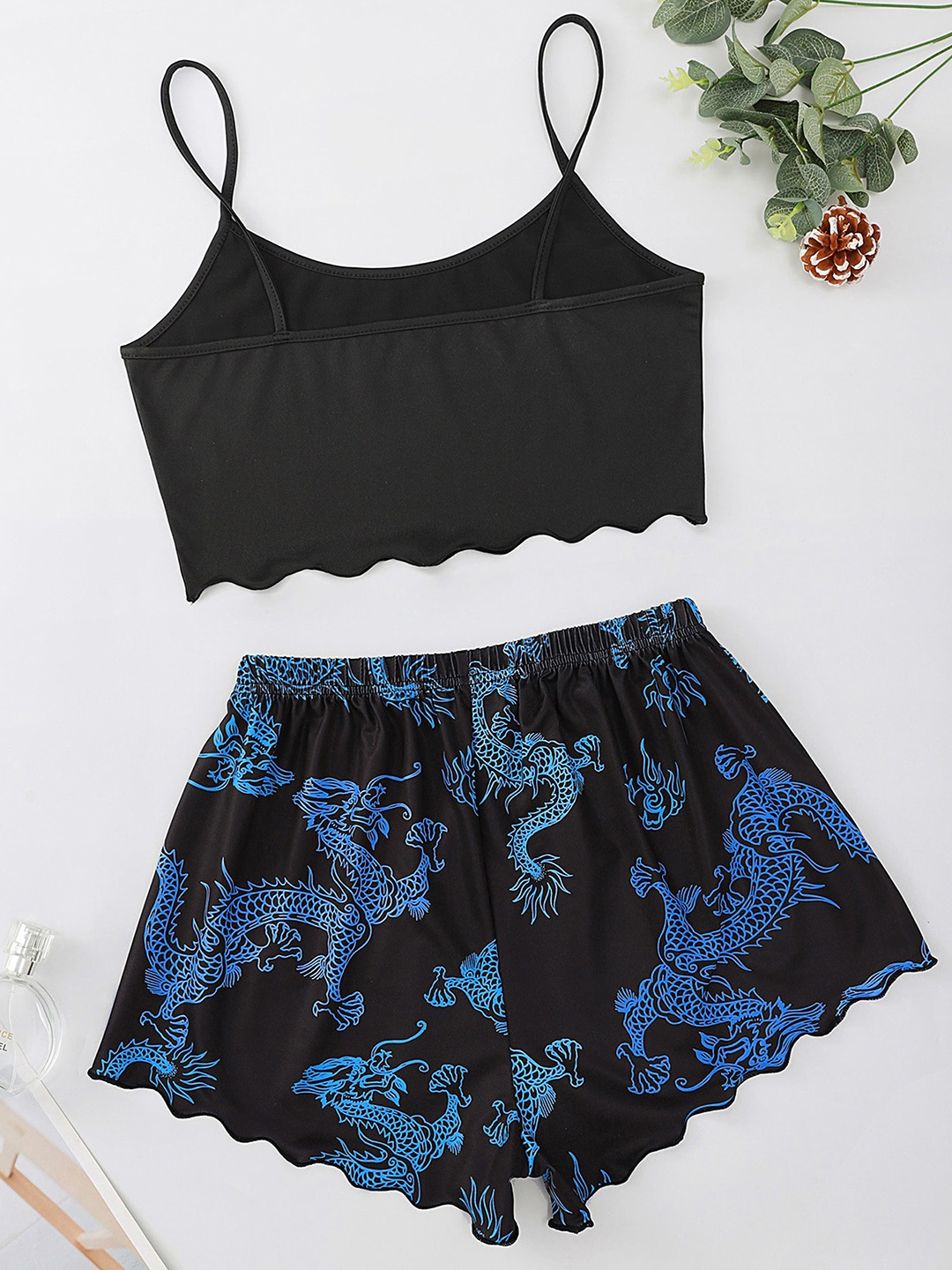 

LULU & SKY Women Blue Night suit