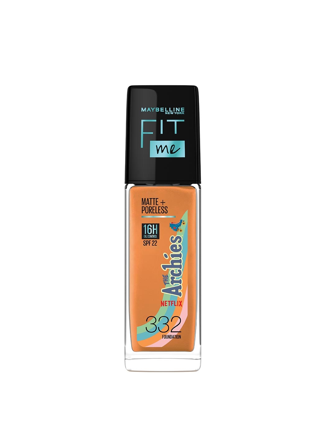 

Maybelline New York The Archies Collection Fit Me Matte+Poreless Foundation 30ml-Shade 332, Beige