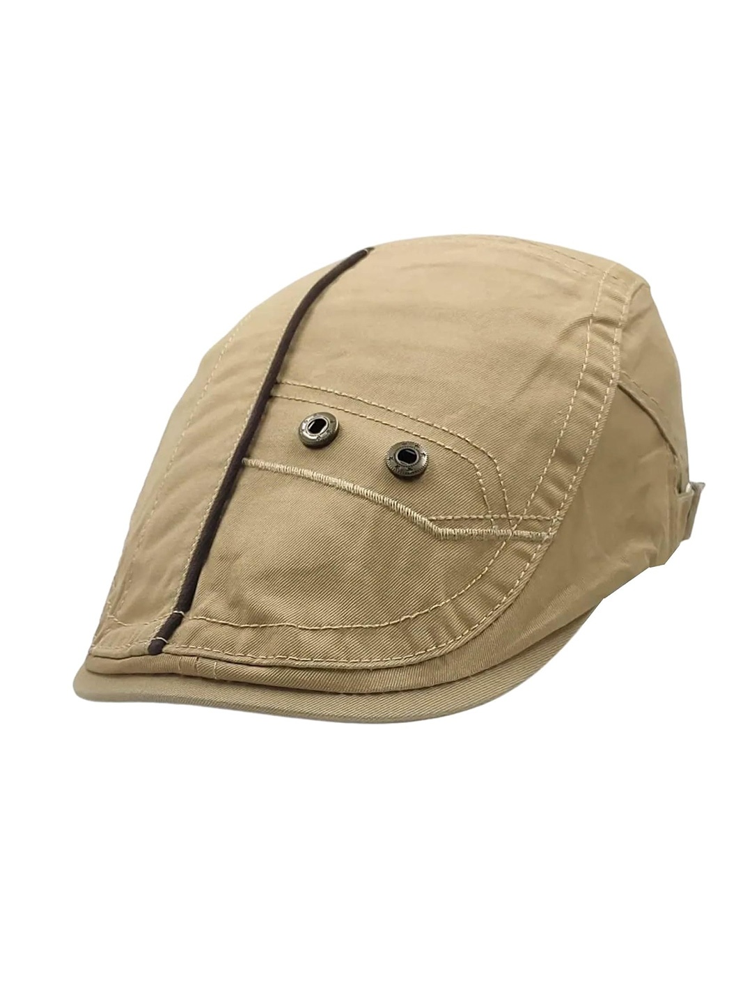 

Zacharias Men Cotton Beret Golf Ascot Cap, Beige