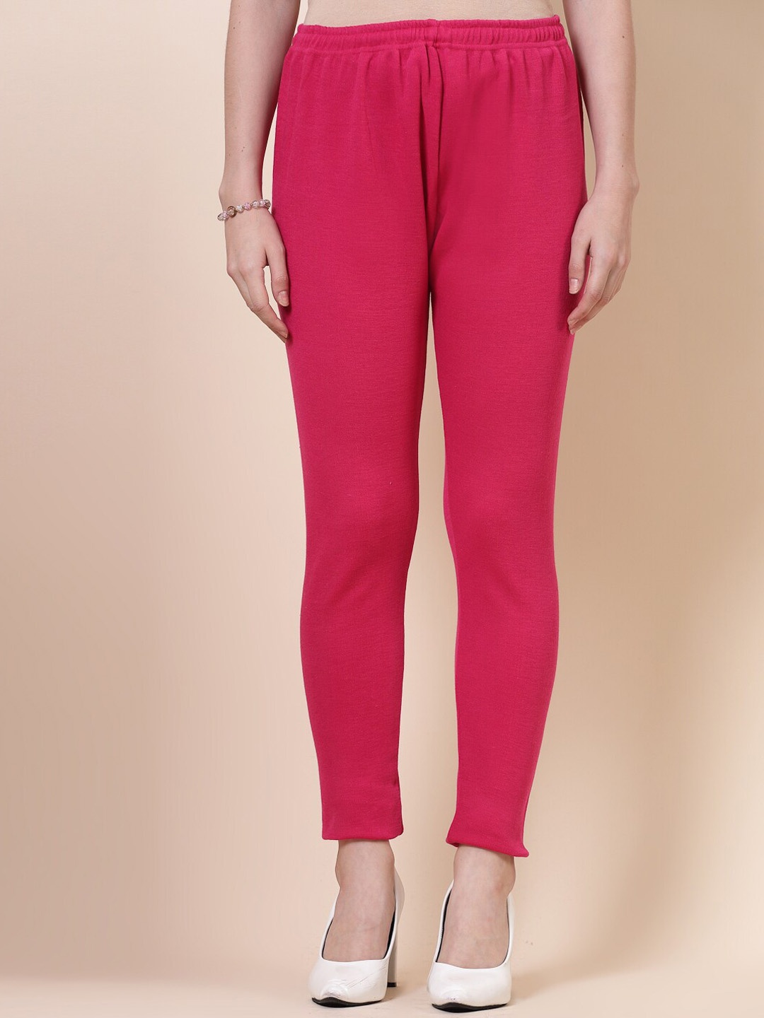 

Clora Creation Woollen Ankle-Length Leggings, Magenta