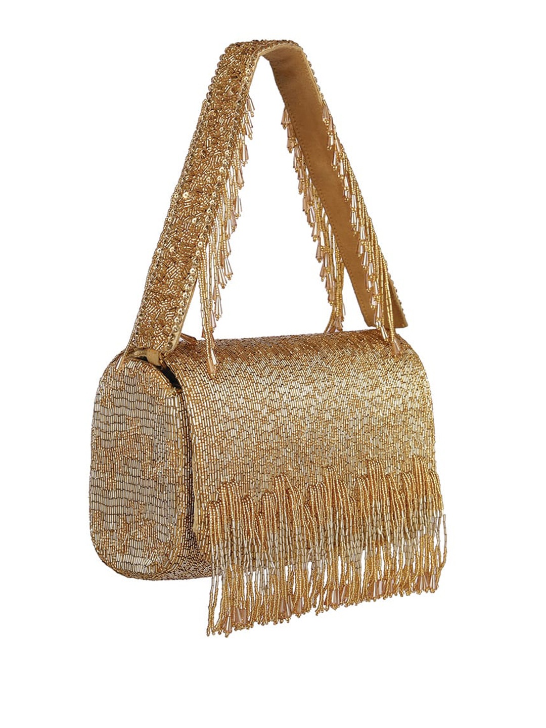 

Lovetobag Embellished Purse Clutch, Gold
