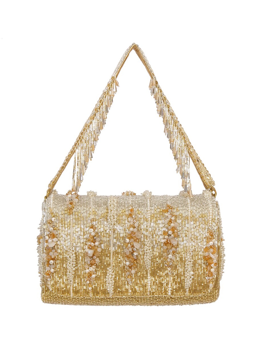 

Lovetobag Embellished Purse Clutch, Gold