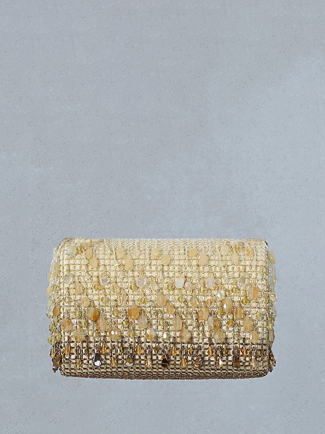 

Lovetobag Embellished Purse Clutch, Gold