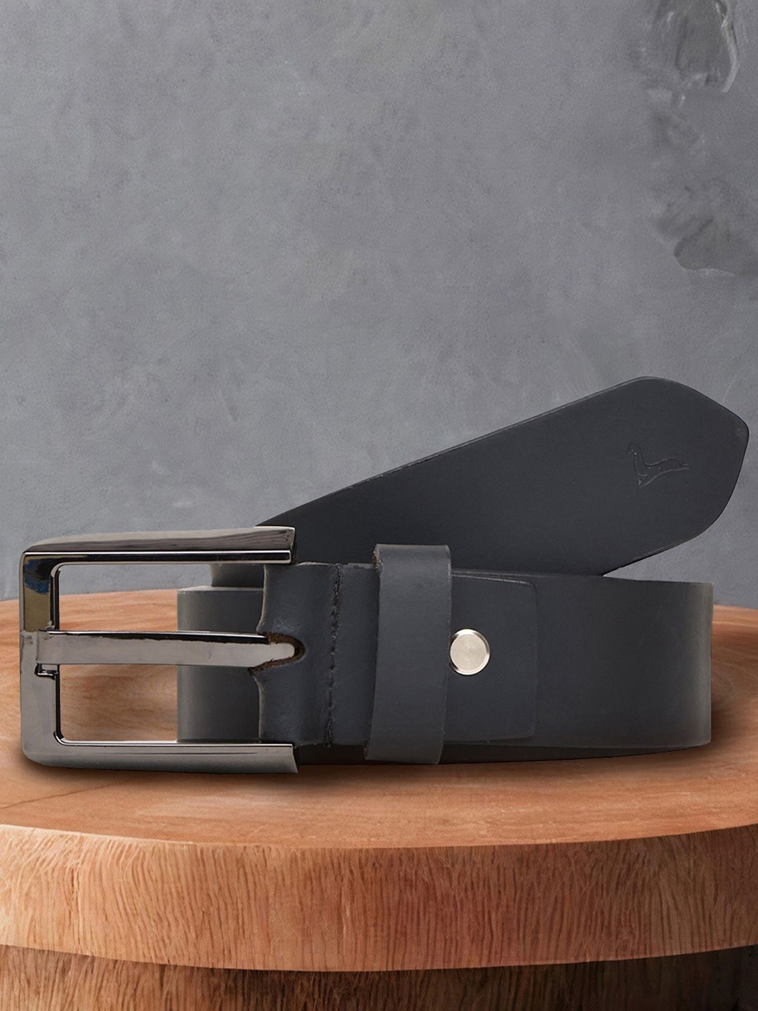 

Pacific Gold Men Leather Formal Belt, Black