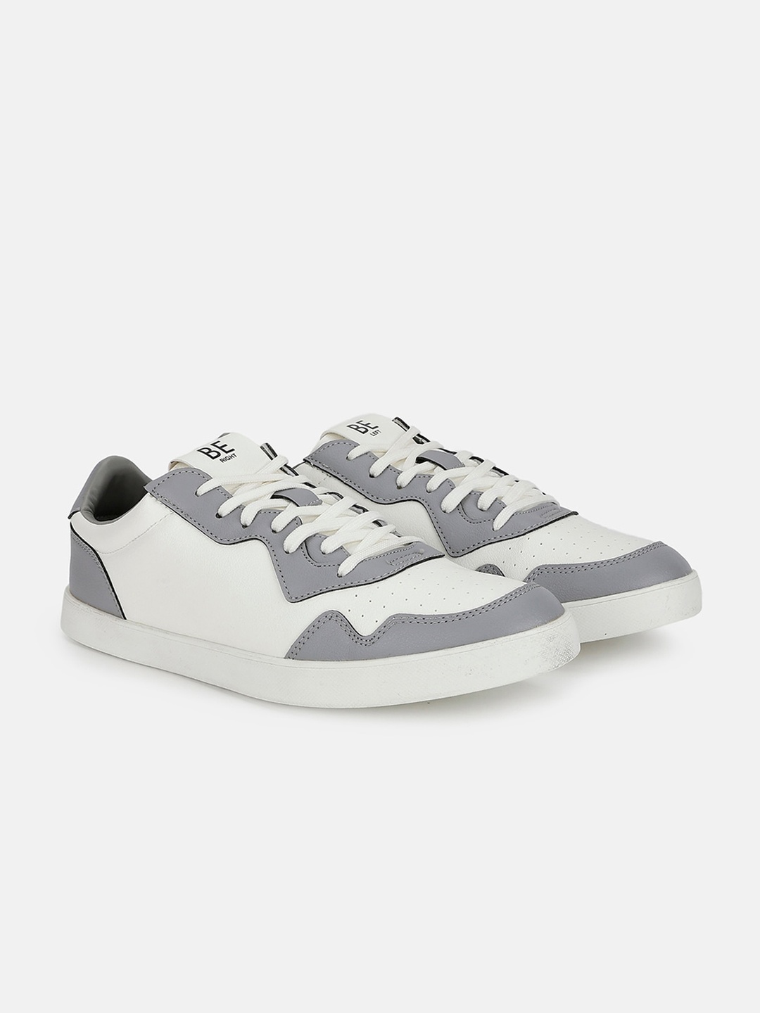 

United Colors of Benetton Men Colourblocked Comfort Insole Sneakers, White