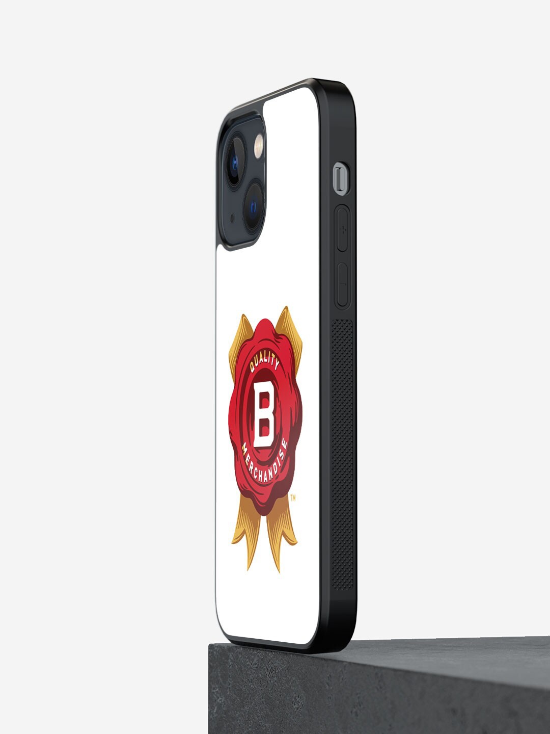 

macmerise Jim Beam Rosette iPhone 13 Phone Bumper Case Cover, White