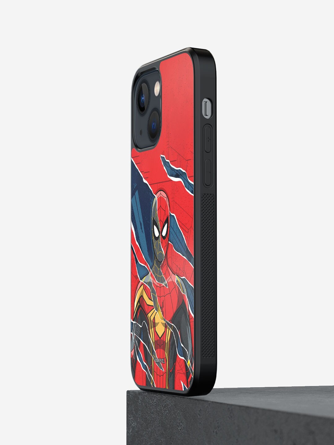 

macmerise Spidey Printed iPhone 13 Phone Bumper Case Cover, Red