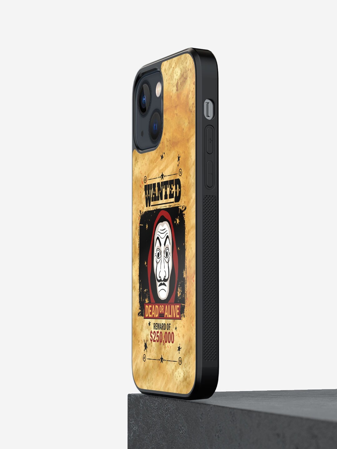 

macmerise Dead Or Alive Printed iPhone 13 Phone Bumper Case Cover, Brown