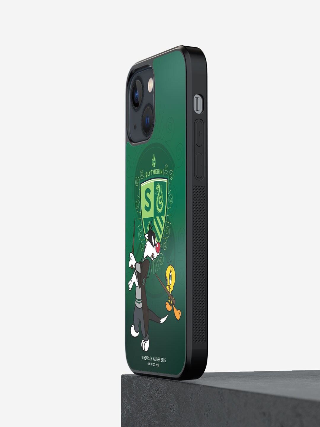 

macmerise Looney Slytherin Printed iPhone 13 Phone Bumper Case Cover, Green