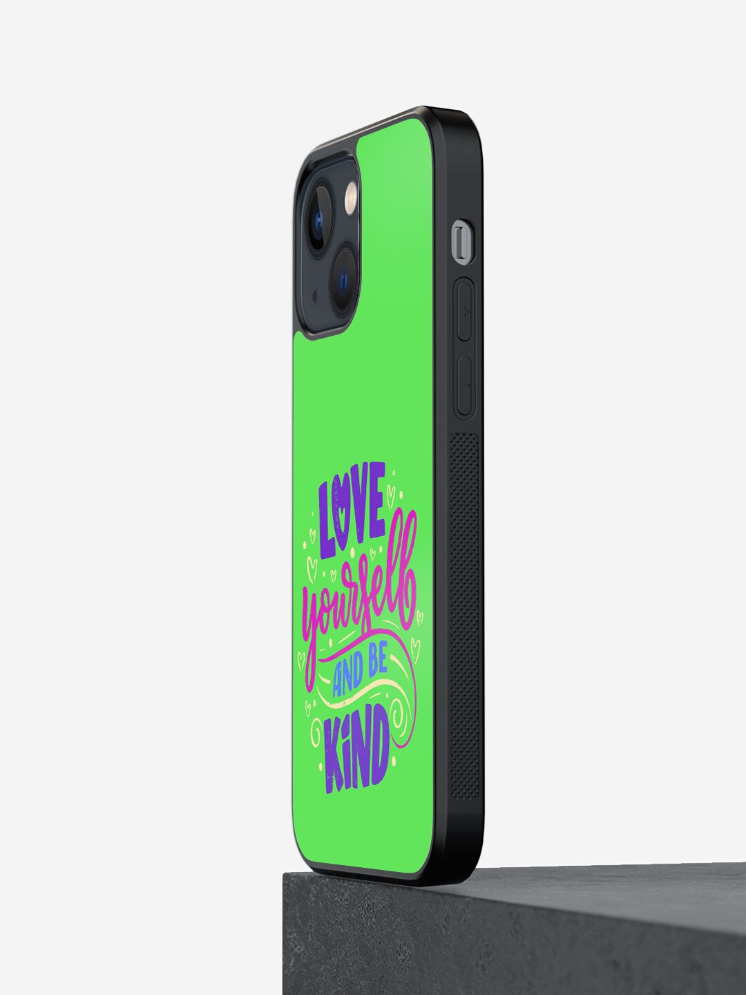 

macmerise Be Kind Printed iPhone 13 Phone Bumper Case Cover, Green