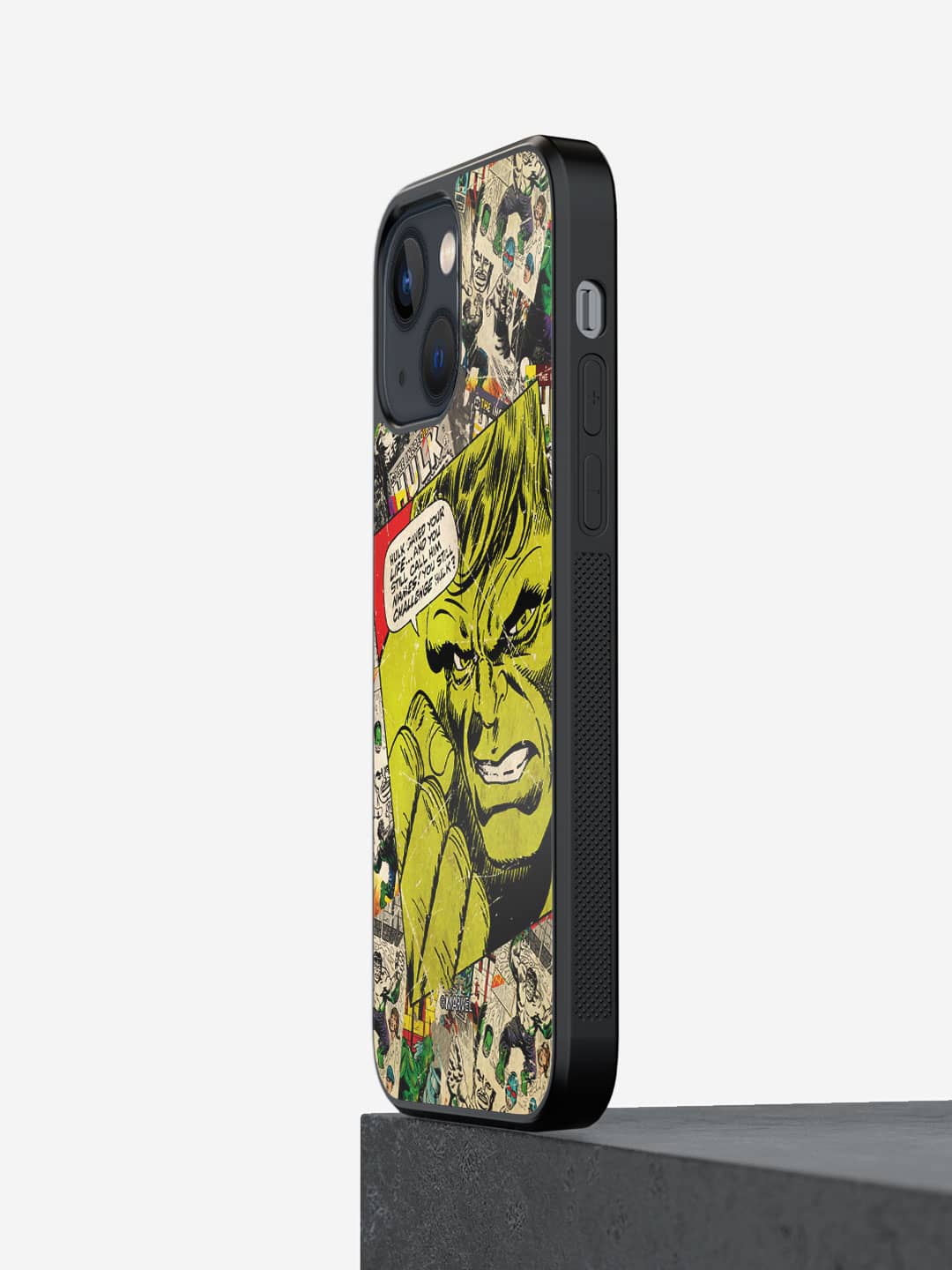 

macmerise Comic Hulk iPhone 13 Bumper Case Cover, Yellow