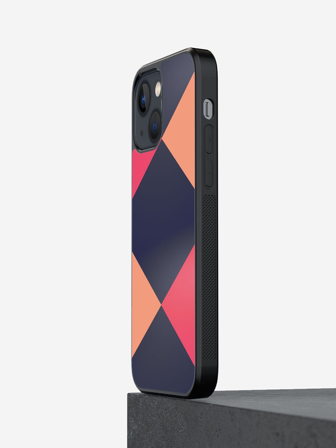

macmerise Criss Cross iPhone 13 Bumper Case Cover, Pink