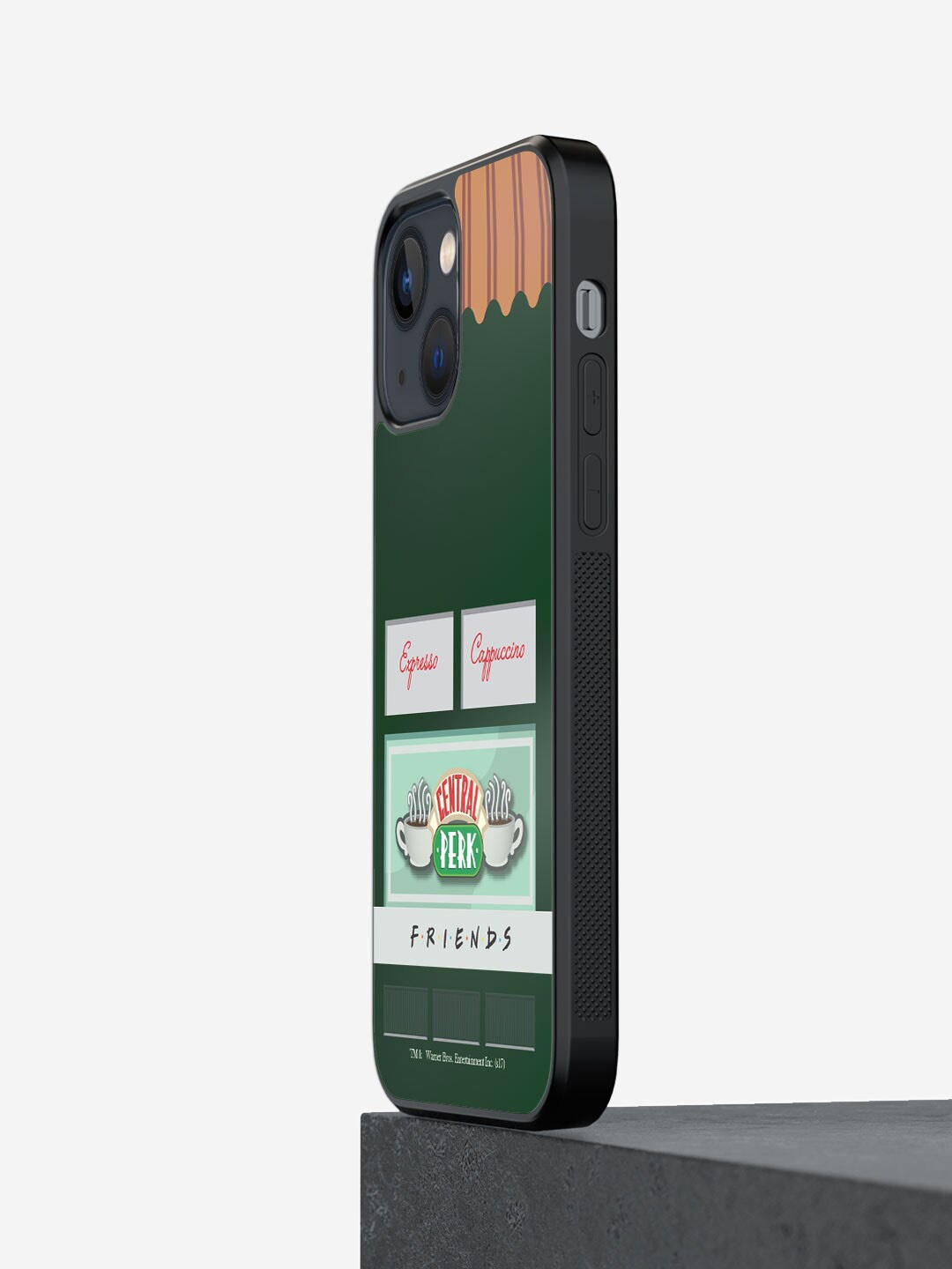 

macmerise Central Perk iPhone 13 Bumper Case Cover, Green