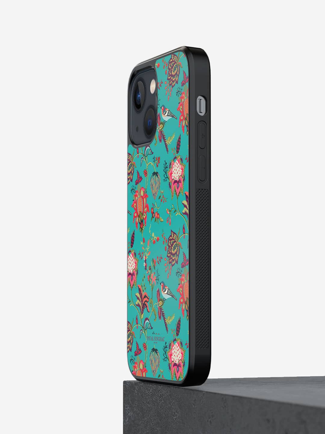 

macmerise Payal Singhal Chidiya Printed Glossy Finish iPhone 13 Phone Bumper Case Cover, Green
