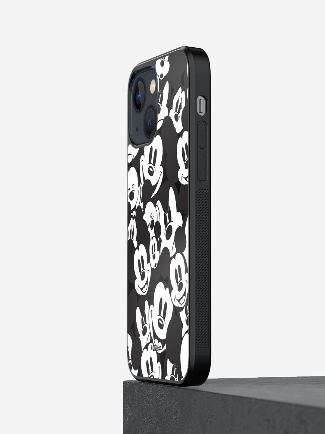 

macmerise Unisex Mickey Smileys iPhone 13 Bumper Case Cover, Black
