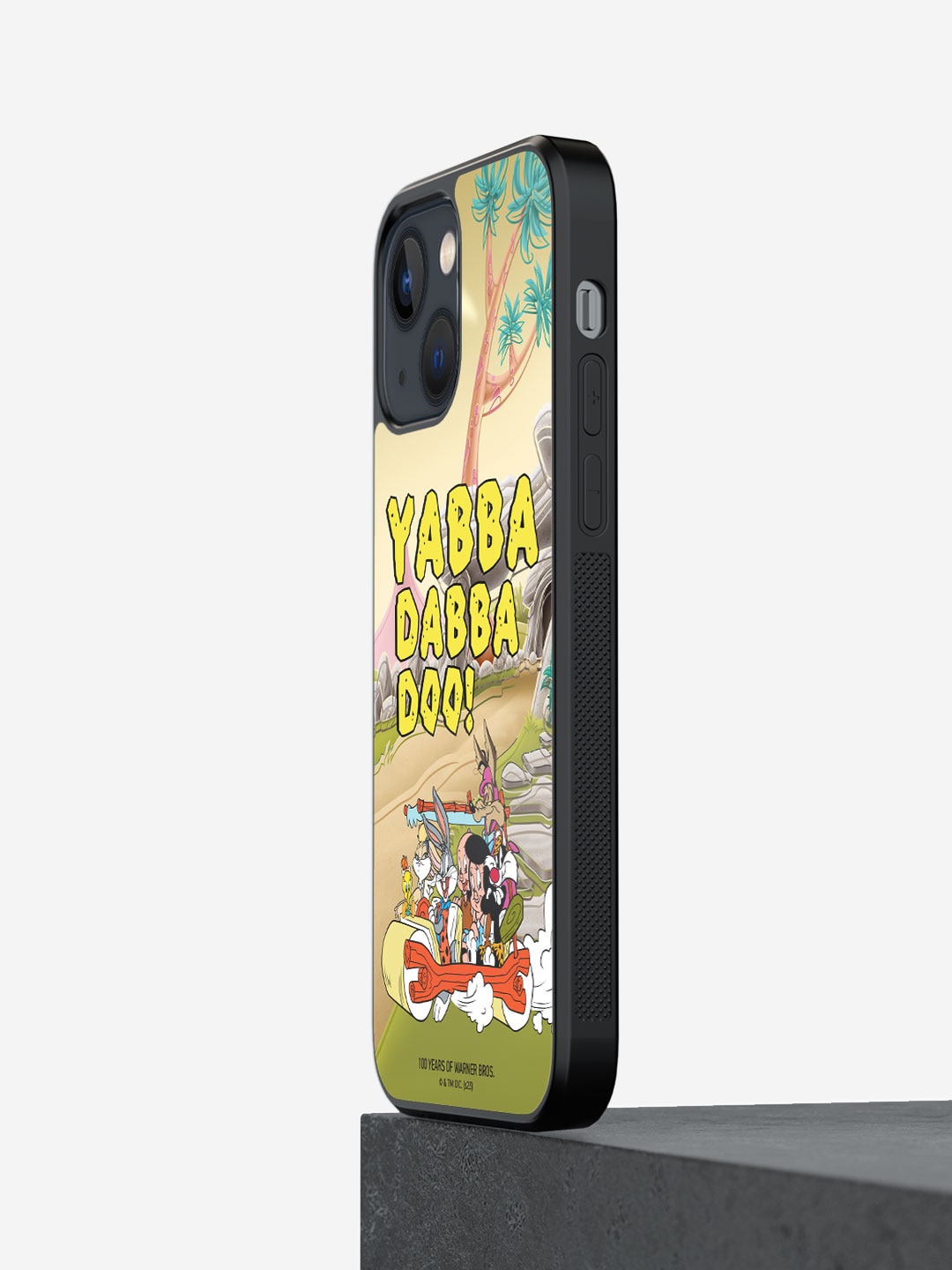 

macmerise Looney Tunes Mania iPhone 13 Bumper Case Cover, Yellow