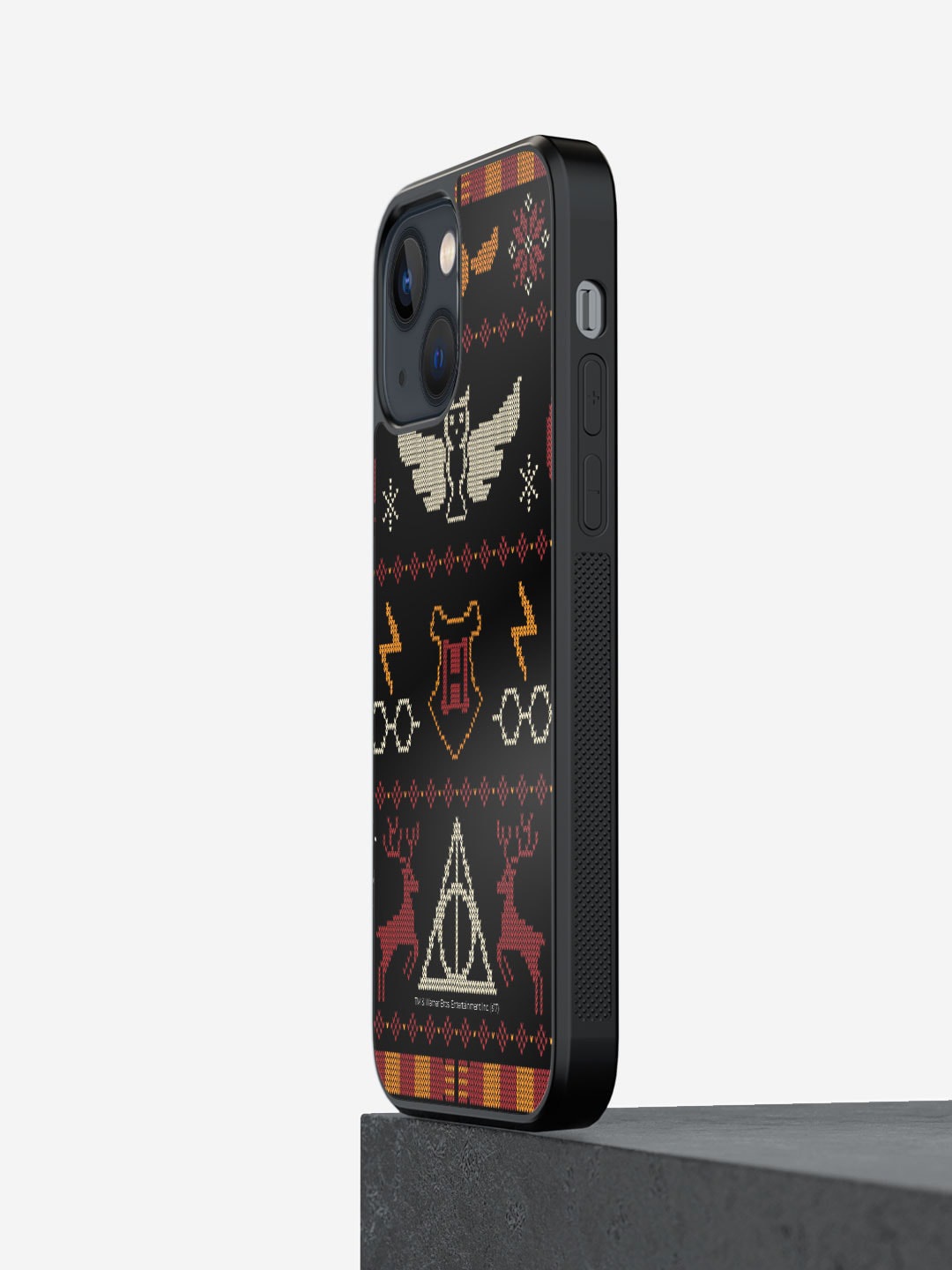 

macmerise Printed iPhone 13 Bumper Case Cover, Black