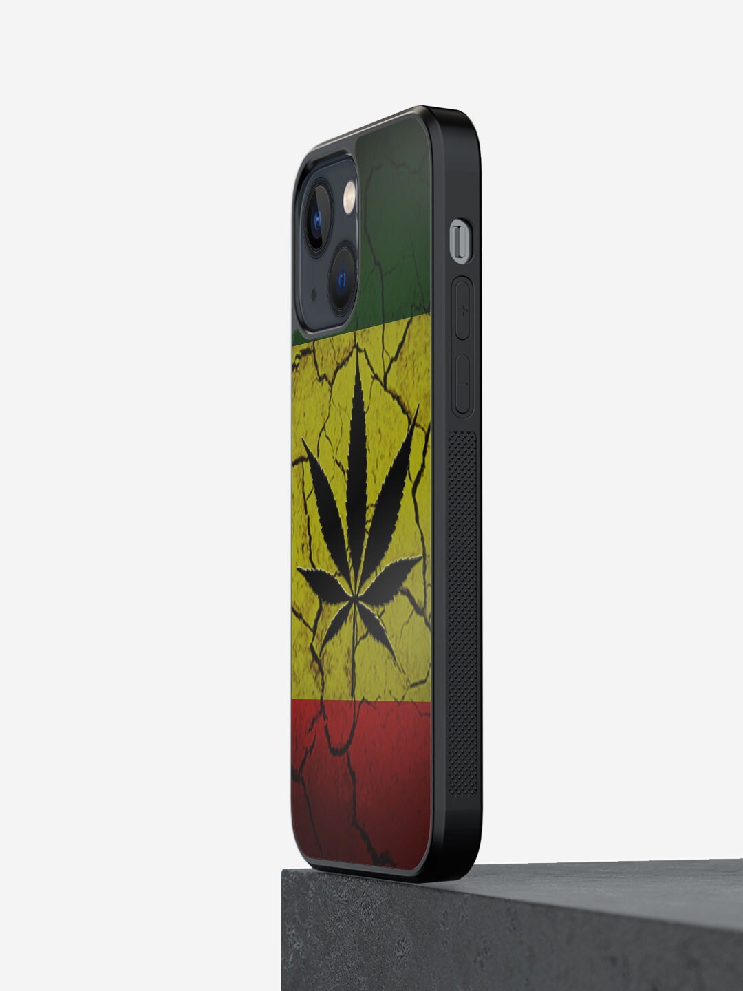 

macmerise Rastafari Printed iPhone 13 Bumper Case Cover, Green