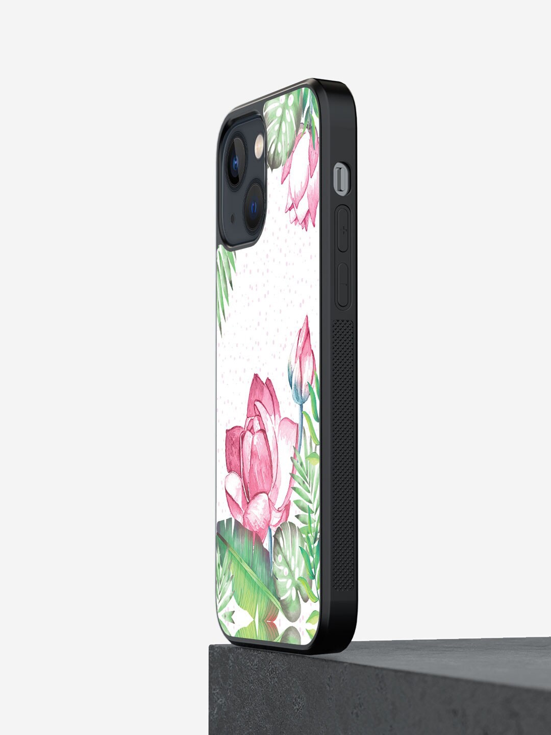 

macmerise Laotian Lotus iPhone 13 Bumper Case Cover, White