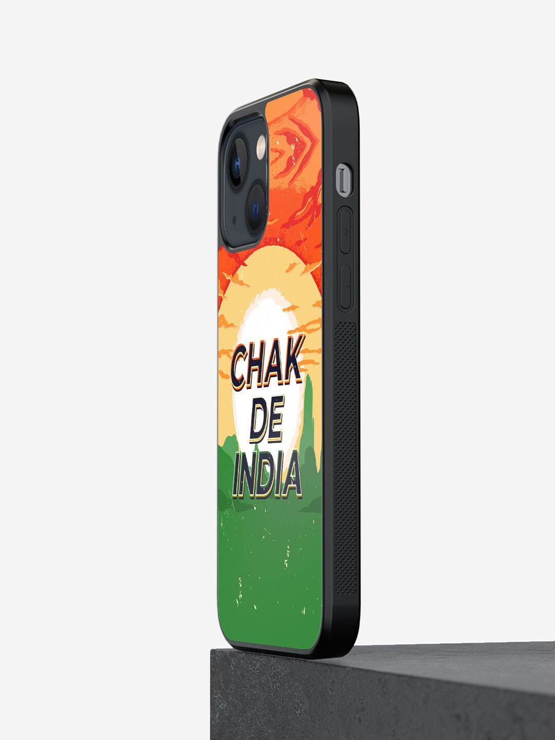 

macmerise Typography Printed iPhone 13 Bumper Case Cover, Green