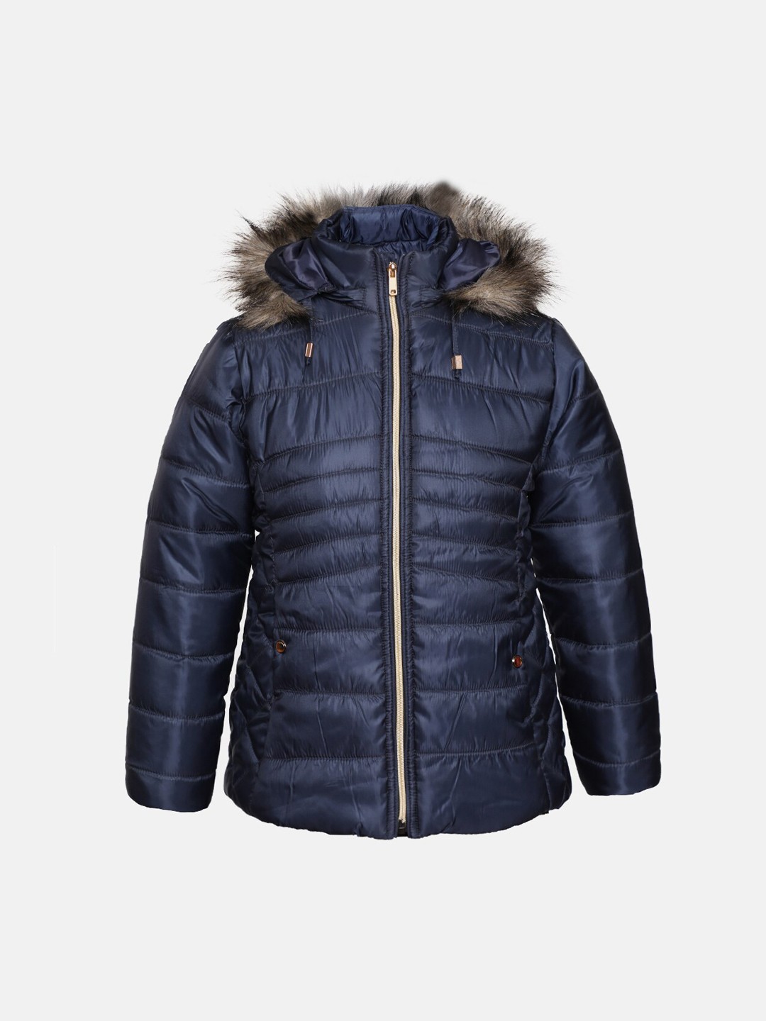 

CHKOKKO Girls Hooded Puffer Jacket, Blue