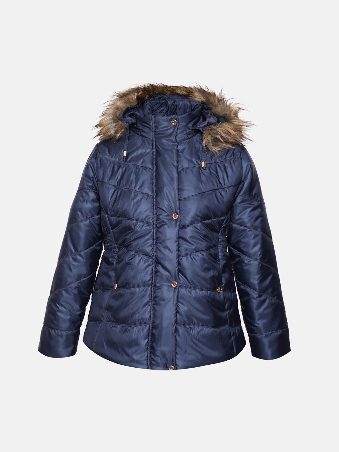 

CHKOKKO Girls Hooded Puffer Jacket, Blue