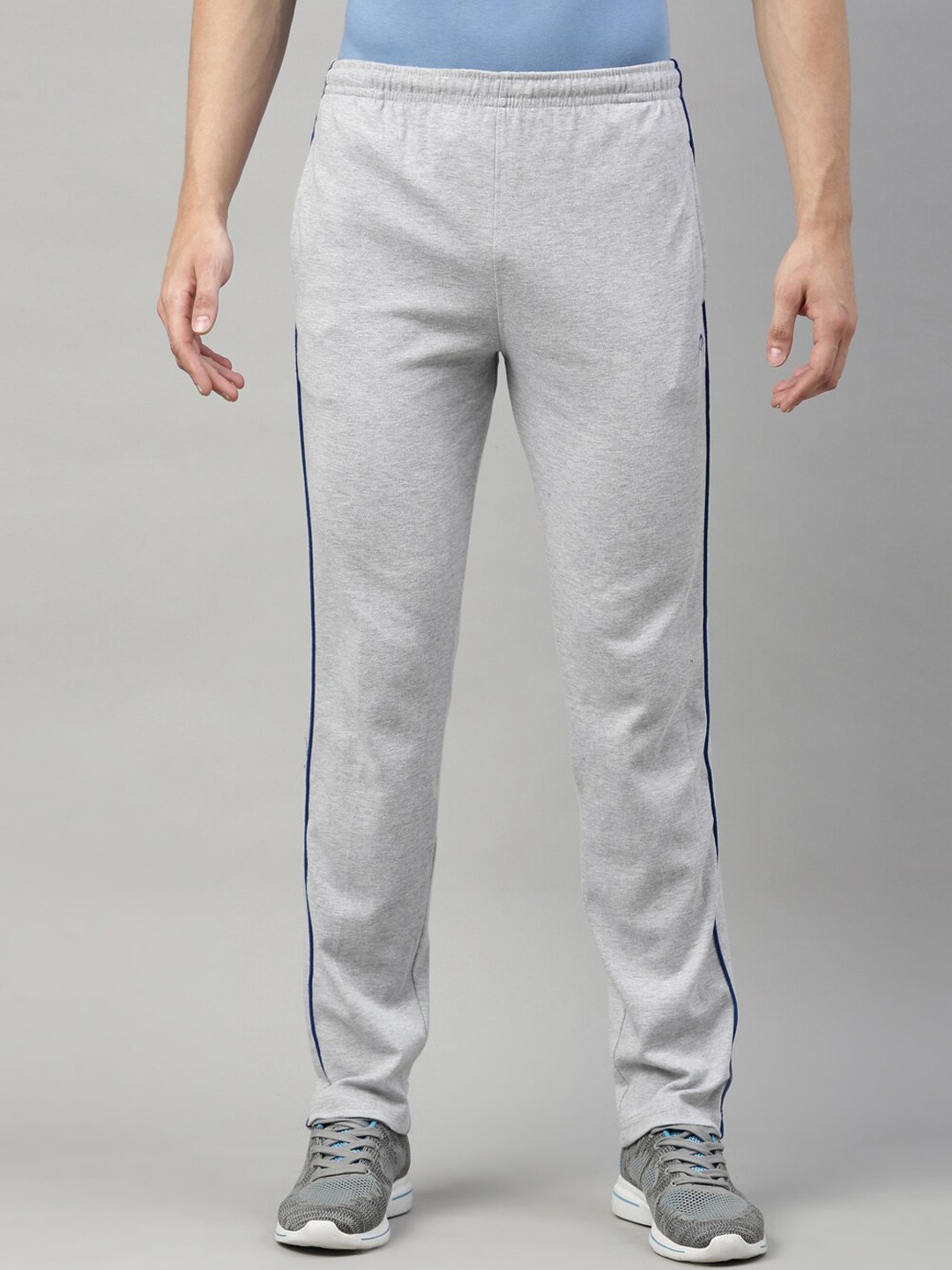 

Proline Men Regular Fit Cotton Track Pants, Grey