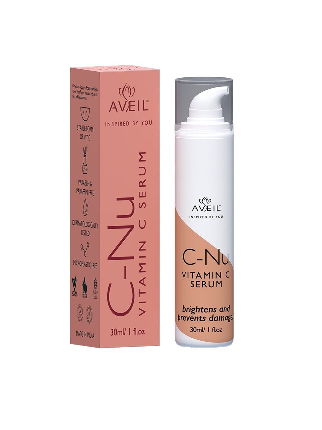 

AVEIL C-Nu Vitamin C Serum - 30ml, Red