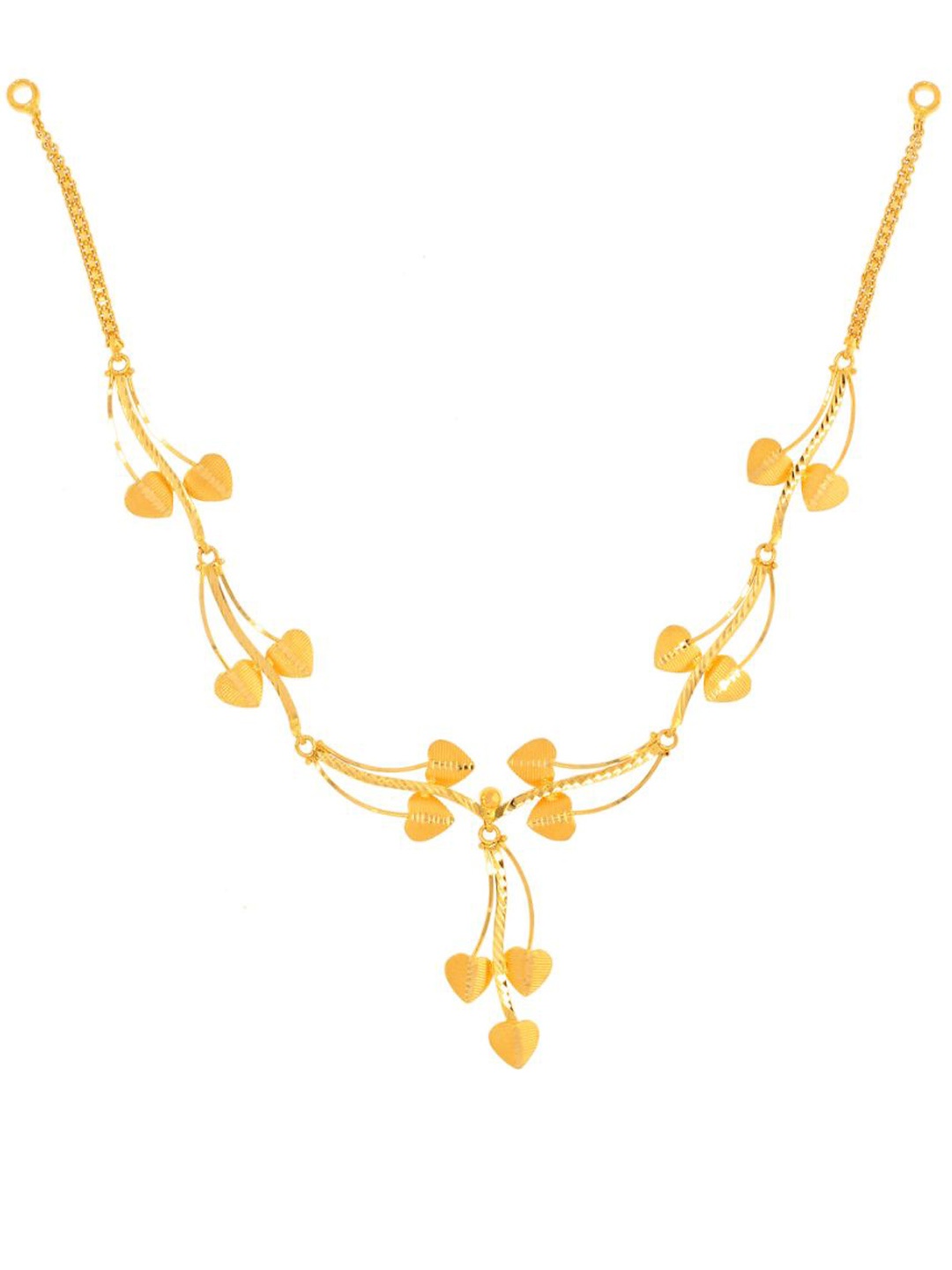 

SENCO A Gardenia 22KT Gold Necklace-5.0gm, Yellow